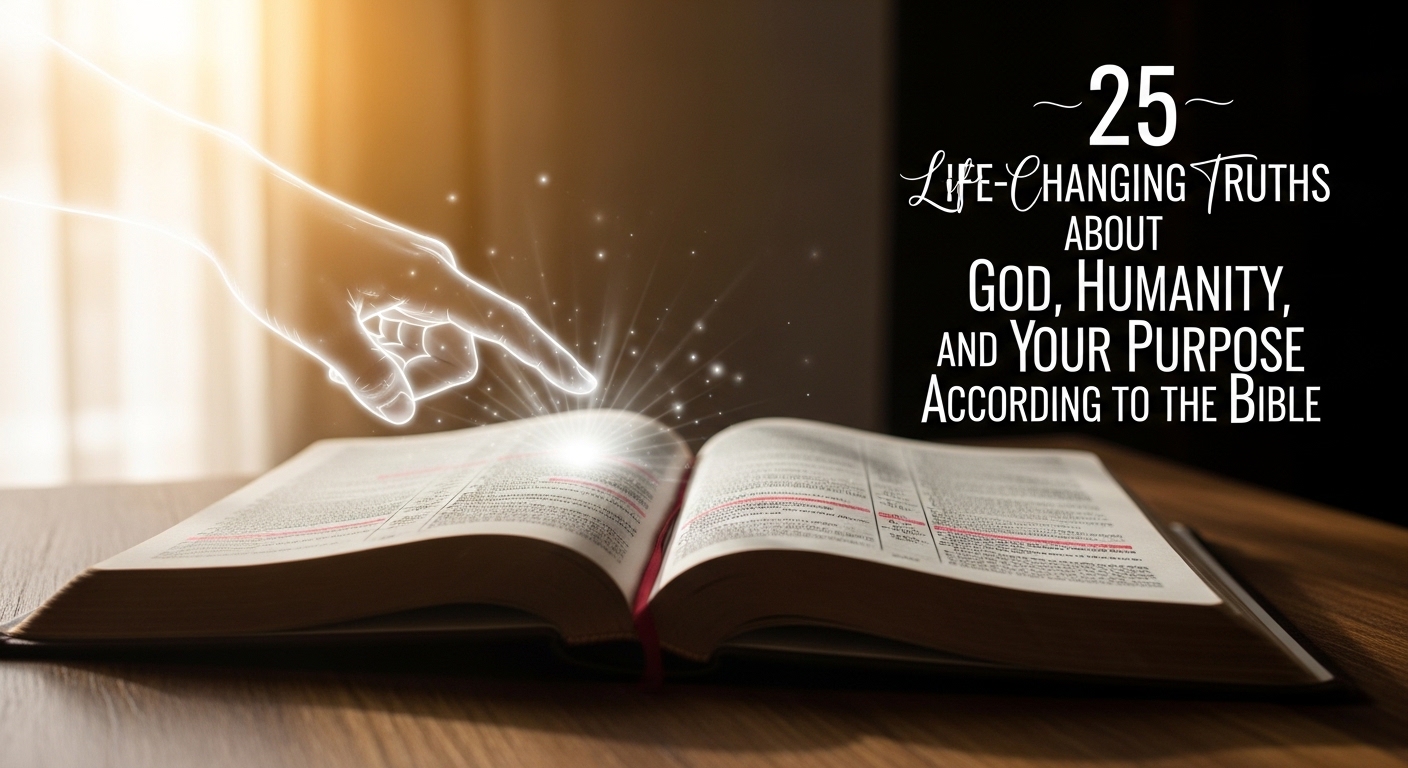 25 Life-Changing Truths About God, Humanity, and Your Purpose According to the Bible 25 Life-Changing Truths About God, Humanity, and Your Purpose According to the Bible
