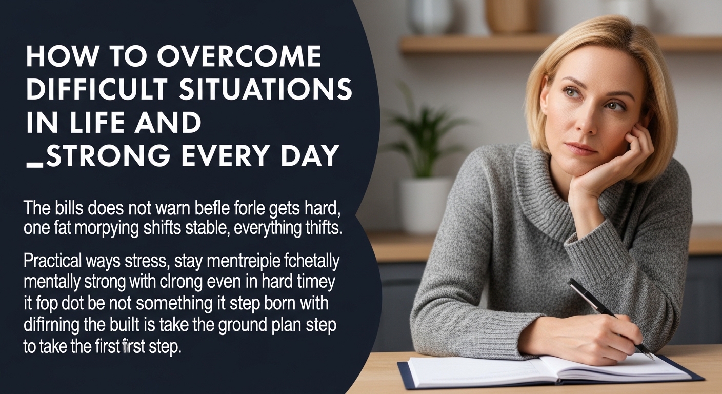 How to Overcome Difficult Situations in Life and Stay Strong Every Day How to Overcome Difficult Situations in Life and Stay Strong Every Day